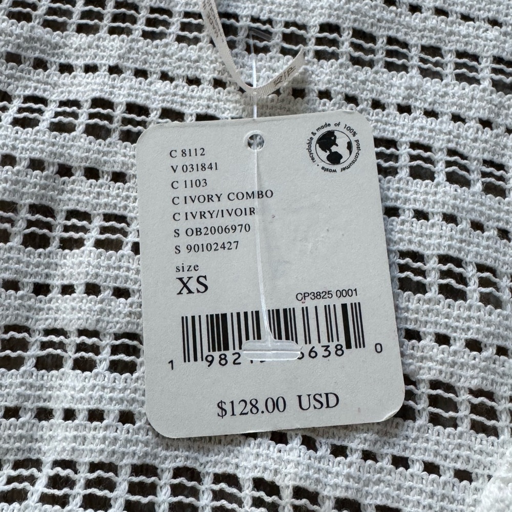 Free People Seaside Walk Top. NWT. Crochet. Appliqués. Wmn’s Sz XS. - Picture 6 of 11